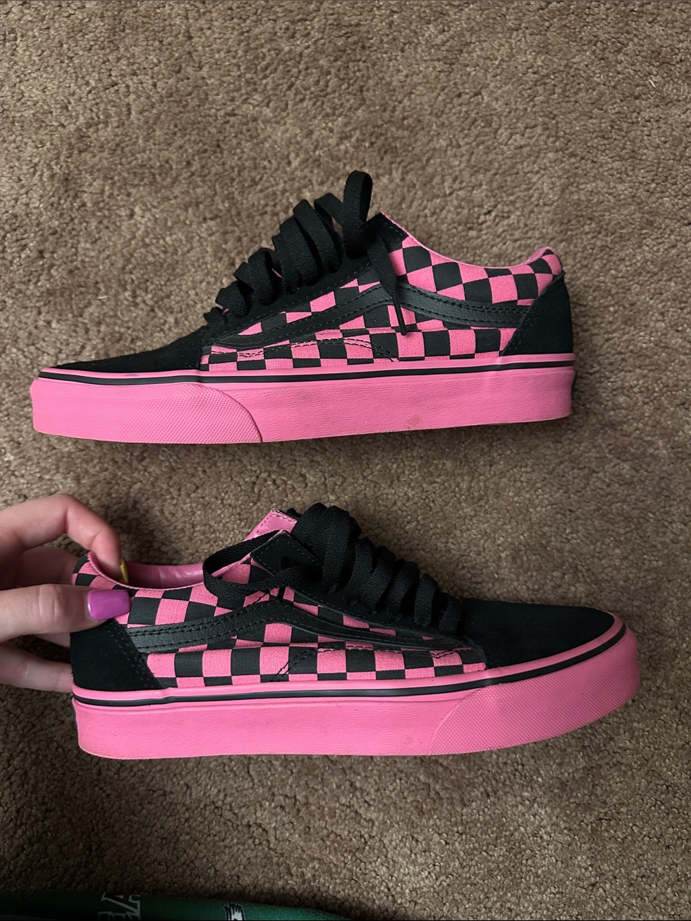 Vans Pink & Black Checkerboard - Picture 5 of 8